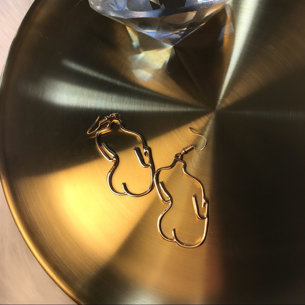 Gold Booty Earrings